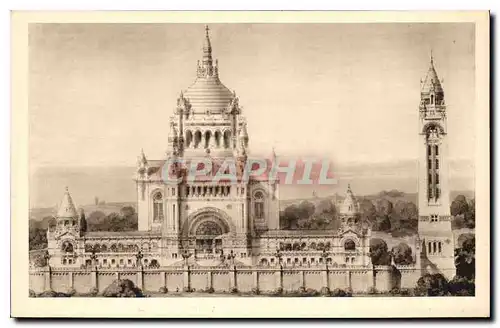 Cartes postales La Basilique de Lisieux Vue Generale du Project