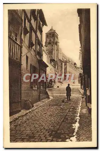 Ansichtskarte AK Lisieux L'Eglise St Jacques vue de la Rue aux Fevres