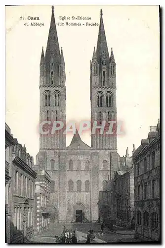 Cartes postales Caen Eglise St Etienne ou Abbaye aux Hommes Facade