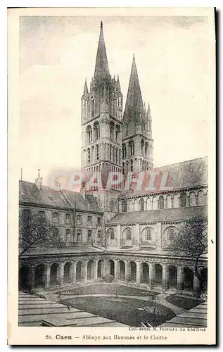 Cartes postales Caen Abbaye aux Hommes et le Cloitre