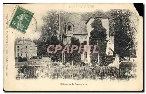 Cartes postales Calvados Chateau de la Cressonniere