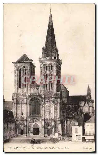 Ansichtskarte AK Lisieux La Cathedrale St Pierre