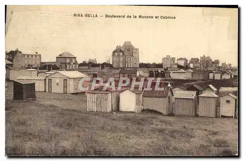 Cartes postales Riva Bella Boulevard de la Manche et Cabines