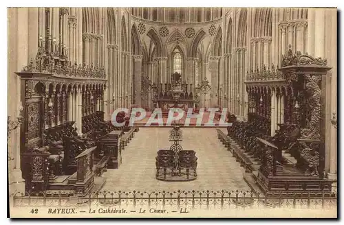 Cartes postales Bayeux La Cathedrale Le Choeur