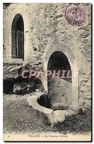 Cartes postales Falaise La Fontaine d'Arlette