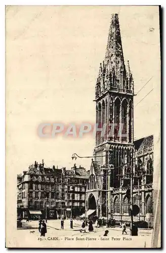 Cartes postales Caen Place Sainte Pierre