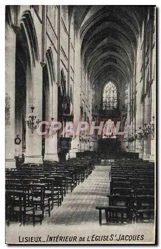 Ansichtskarte AK Lisieux Interieur de l'Eglise St Jacques