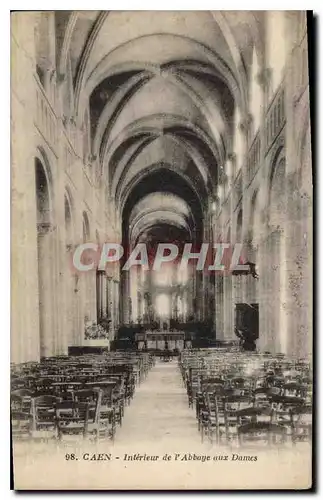 Cartes postales Caen Interieur de l'Abbaye aux Dames