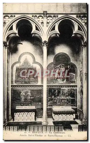 Cartes postales Bayeux La Cathedrale Autels Saint Nicolas et Saint Thomas