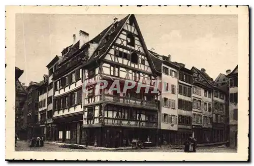 Cartes postales Strasbourg Place du Marche aux Cochons de laif