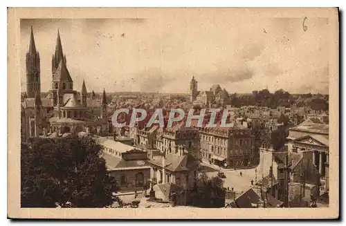 Cartes postales Caen Calvados Vue generale