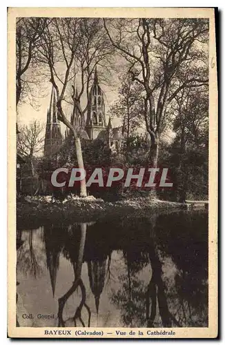 Ansichtskarte AK Bayeux Calvados Vue de la Cathedrale