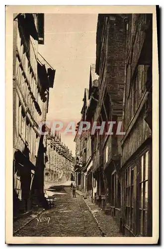 Ansichtskarte AK Normandie Lisieux Vieilles Maisons de la Rue aux Feves