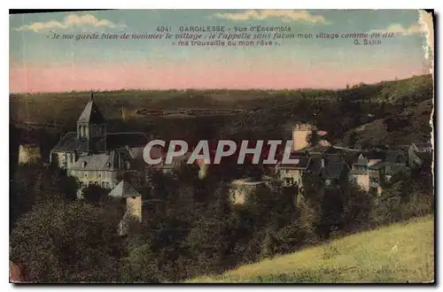 Cartes postales Gargilesse Vue d'Ensemble