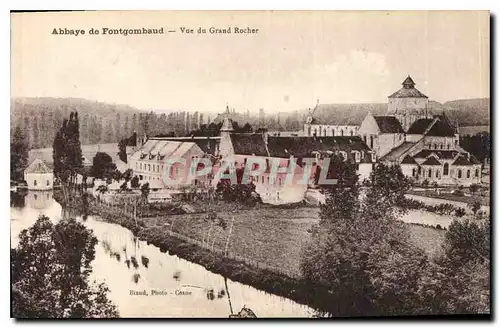 Ansichtskarte AK Abbaye de Fontgombaud Vue du Grand Rocher