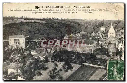 Cartes postales Gargilesse Indre Vue Generale