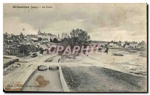 Cartes postales St Gaultier Indre Le Canal