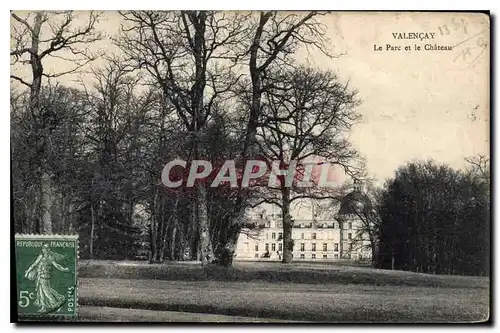 Cartes postales Valencay Le Parc et le Chateau