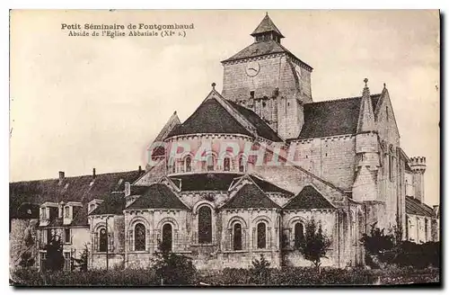 Ansichtskarte AK Petit Seminaire de Fontgombaud Abside de l'Eglise Abbatiale