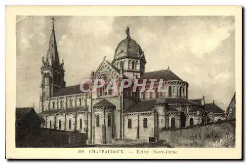 Cartes postales Chateauroux Eglise Notre Dame
