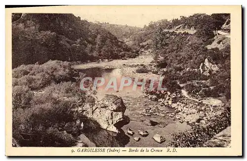 Cartes postales Gargilesse Indre Bords de la Creusse