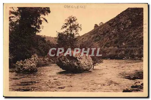 Ansichtskarte AK Gargilesse Indre Rochers sur la Creuse