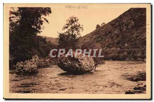 Cartes postales Gargilesse Indre Rochers sur la Creuse