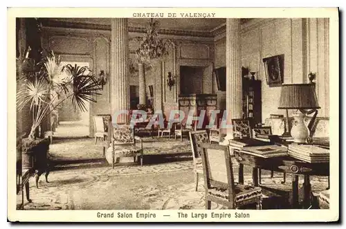 Cartes postales Chateau de Valencay Grand Salon Empire