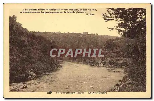 Cartes postales Gargilesse Indre Le Noir Gouffre