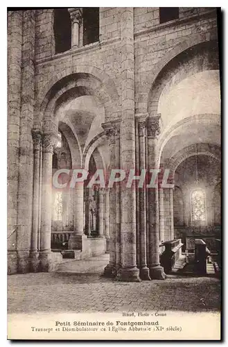 Ansichtskarte AK Petit Seminaire de Fontgombaud Transept et Deambulatoire de l'Eglise Abbatiale