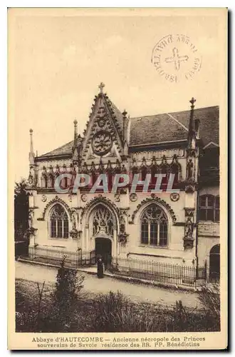 Ansichtskarte AK Abbaye d'Hautecombe Ancienne necropole des Princes souverains de Savoie residence des RR PP Bene