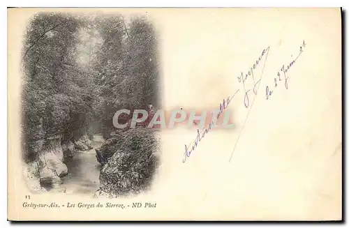 Cartes postales Gresy sur Aix Les Gorges du Sierroz