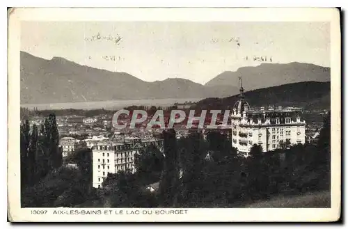 Cartes postales Aix les Bains et le Lac du Bourget