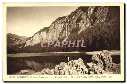 Cartes postales Montriond Hte Savoie Le Lac et les Grandes Roches