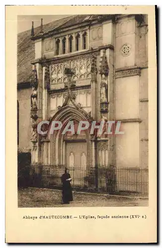 Cartes postales Abbaye d'Hautecombe L'Eglise facade ancienne