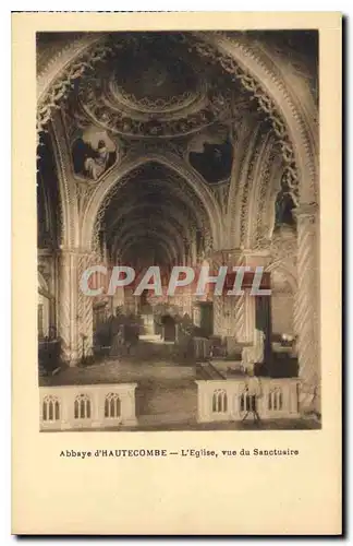 Ansichtskarte AK Abbaye d'Hautecombe L'Eglise Vue du Sanctuaire