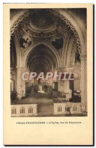 Cartes postales Abbaye d'Hautecombe L'Eglise Vue du Sanctuaire