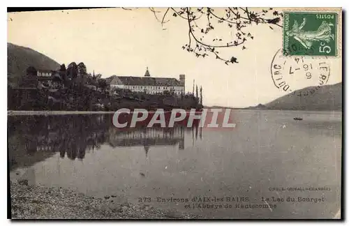 Cartes postales Environs d'Aix les Bains Le Lac du Bourget et l'Abbaye de Hautecombe