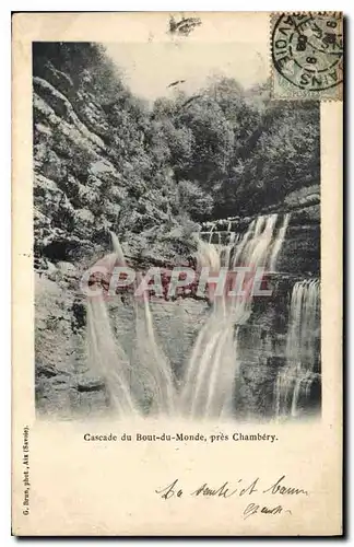 Cartes postales Cascade du Bout du Monde pres Chambery