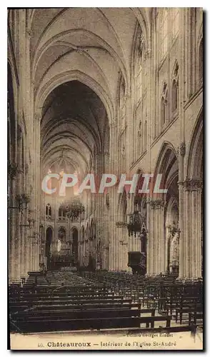 Ansichtskarte AK Chateauroux Interieur de l'Eglise St Andre