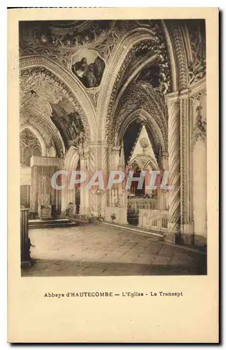Cartes postales Abbaye d'Hautecombe L'Eglise Le Transept