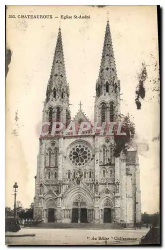 Ansichtskarte AK Chateauroux Eglise St Andre