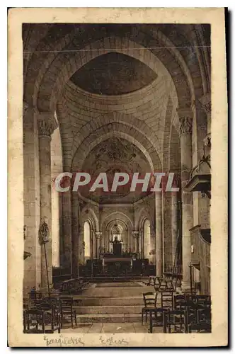 Cartes postales Gargilesse Indre Interieur de l'Eglise