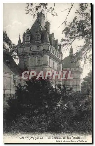 Cartes postales Valencay Indre Le Chateau vu des Douves