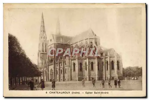 Ansichtskarte AK Chateauroux Indre Eglise Saint Andre