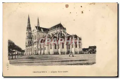 Ansichtskarte AK Chateauroux L'Eglise Saint Andre