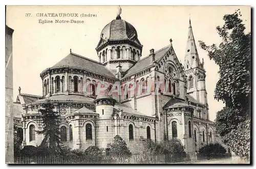 Cartes postales Chateauroux Indre Eglise Notre Dame