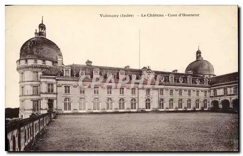 Cartes postales Valencay Indre Le Chateau Cour d'Honneur