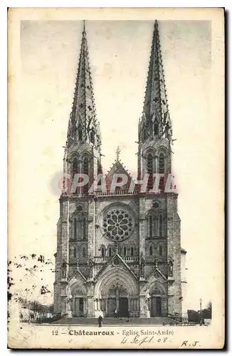 Cartes postales Chateauroux Eglise Saint Andre