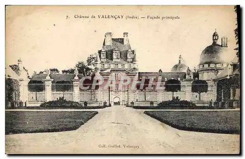 Cartes postales Chateau de Valencay Indre Facade principale